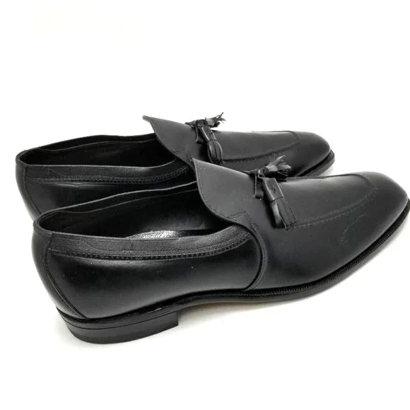 Johnston & Murphy Men Loafer Tasseled Leather Shoe - Picture 9 of 10